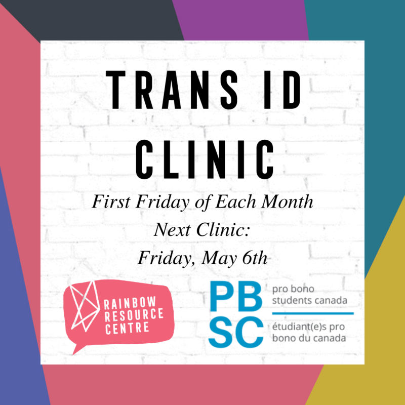 Trans id clinic may 1
